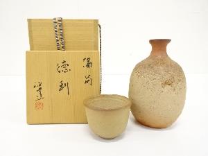 備前焼　清水政幸造　徳利揃